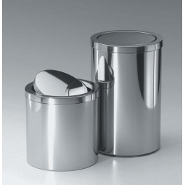 Poubelle à couvercle rotatif