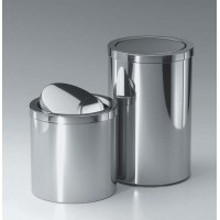 Poubelle à couvercle rotatif