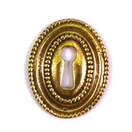 Entrée de Clé Double Ligne de Perles Louis XVI 0725