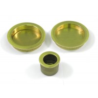 Poignée ronde Laiton satiné