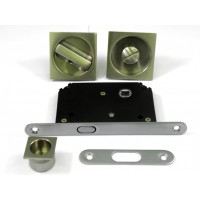 Ensemble Condamnation Carré Nickel satiné