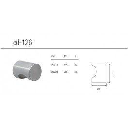 Bouton Inox ed-126