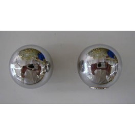 Bouton boule Laiton chromé