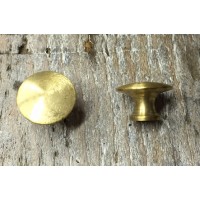 Bouton de meuble Lentille N°180 - Laiton brut