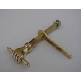 Bouton de meuble Main Clavette Laiton