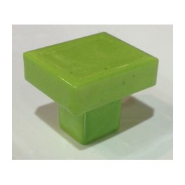 Bouton Porcelaine "SUCRE" Vert