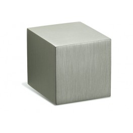 Bouton de milieu carré Nickel satiné DADO