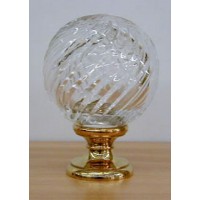 Boule de rampe 24 - Cristal Incolore
