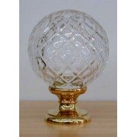 Boule de rampe 28bis - Cristal Incolore
