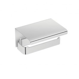 Porte papier toilettes capoté LINE - Chrome