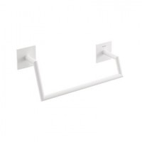 Patère serviette Anneau STICK - Blanc mat