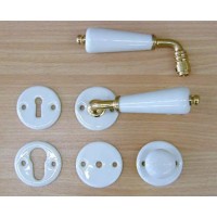 Canon Blanc Laiton sur rosace