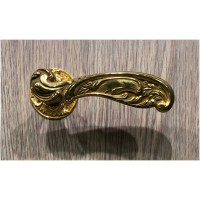 Ensemble Louis XV sur rosace Laiton Poli