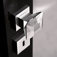 Ensemble DIAMOND Laiton Chrome / Transparent