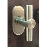 Bouton de fenêtre Inox rond