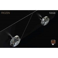 Bouton Verre FROZEN 25x25mm