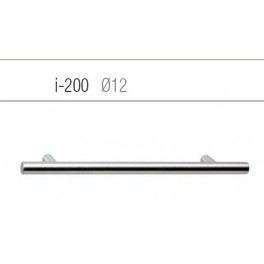 Poignée Inox I-200 Ø12mm