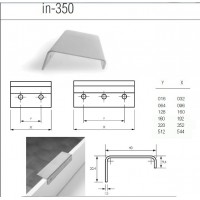 Poignée Inox in350