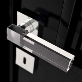 Ensemble KYMI Laiton Chrome / Transparent