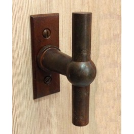 Bouton de fenêtre Chemin de fer - Rouille