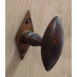 Bouton de fenêtre Olive fer - Rouille