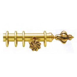 Tringle à rideaux Louis XV Lisse Ø35