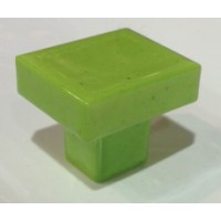Bouton Porcelaine "SUCRE" Vert
