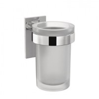 Porte verre mural STICK - Chrome