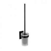 Porte balai mural STICK - Noir mat