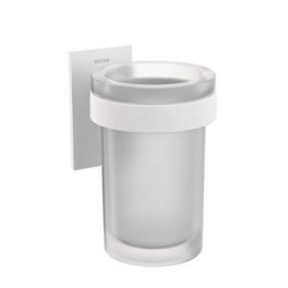 Porte verre mural STICK - Blanc mat