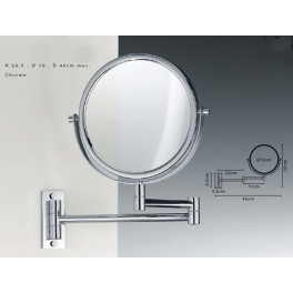 Miroir grossissant mural x1/x5
