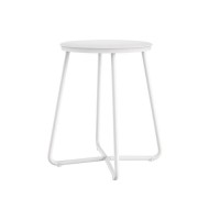 Geyser - Tabouret - Blanc mat